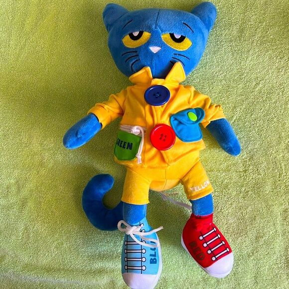 Pete the Cat - Learn To Dress Stuffed Plush Doll - Educational Toy for Toddlers - Picture 1 of 5